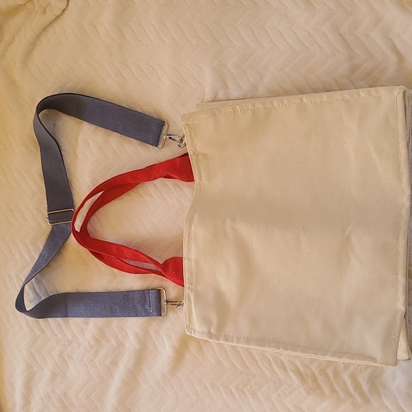 YOU MAKE ME SMILE canvas tote - Picture 2 of 6